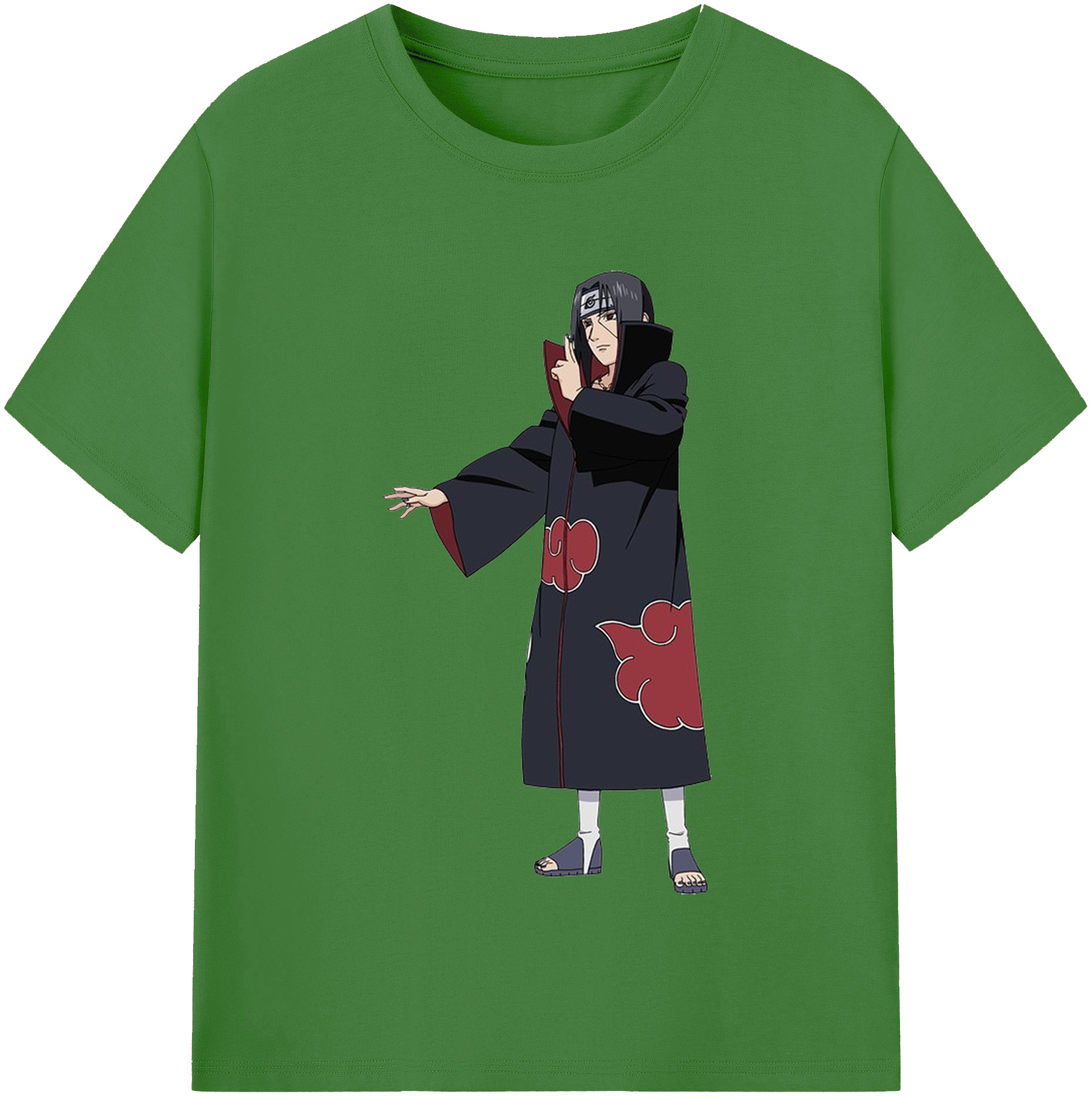 （画像用） NARUTO -ナルト- うちは イタチ Uchiha Itachi レディースカジュアルプリントTシャツ（綿100％）